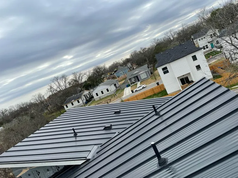 Standing seam metal roof panels with vents for Skylight Repair in Reidsville